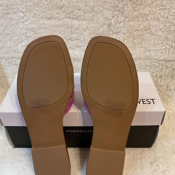 Nine West Pink Slide Sandals - Picture 3 of 4